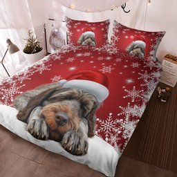 Premium Wirehaired pointing griffon Christmas Bedding Set