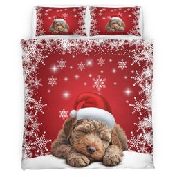 Premium Lagotto Romagnolo Christmas Bedding Set
