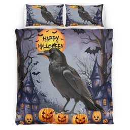 Crow Halloween Bedding Set