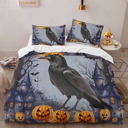 Crow Halloween Bedding Set