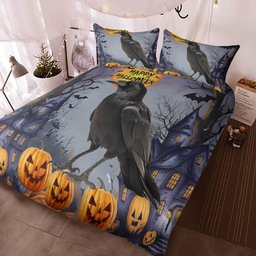 Crow Halloween Bedding Set