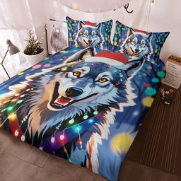 Christmas Wolf Bedding Set