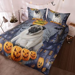 Pug Halloween Bedding Set
