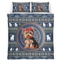 Yorkie Bedding Set