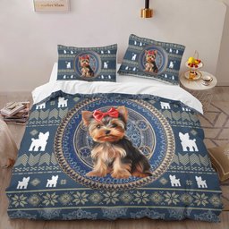 Yorkie Bedding Set