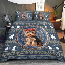 Yorkie Bedding Set