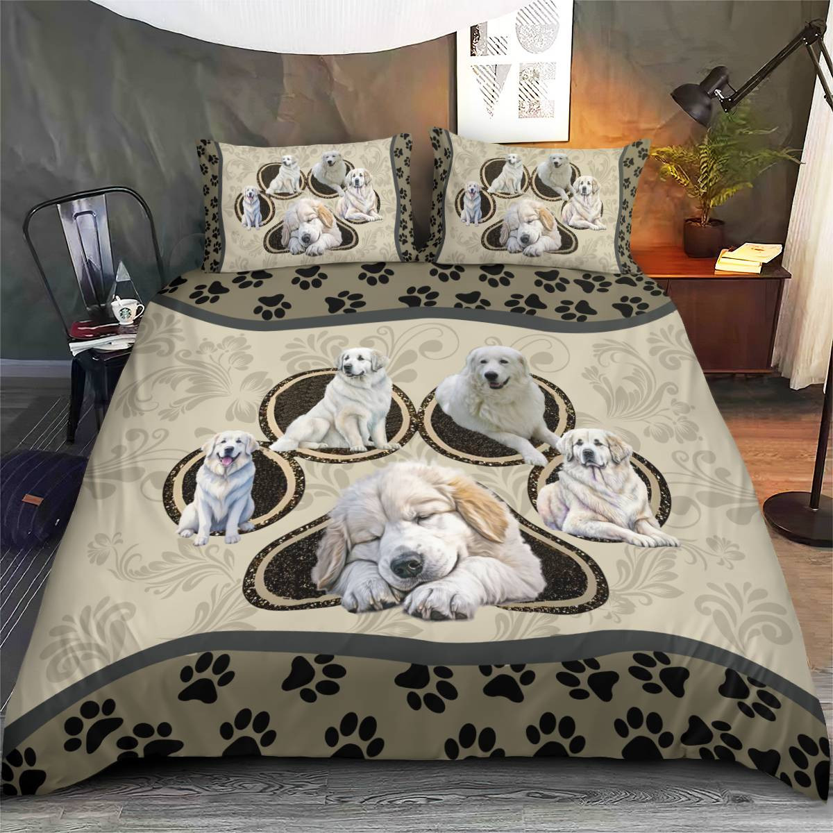 Great Pyrenees Bedding Set