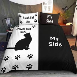 Black Cat Bedding Set