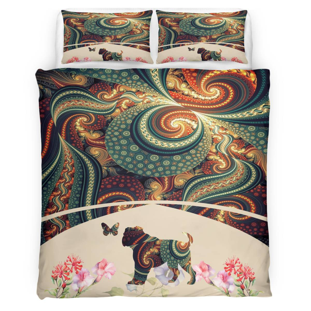 American Bulldog Bedding Set