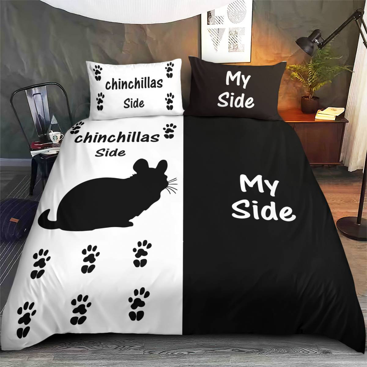 Chinchillas Bedding Set