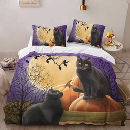 Black Cat Bedding Set