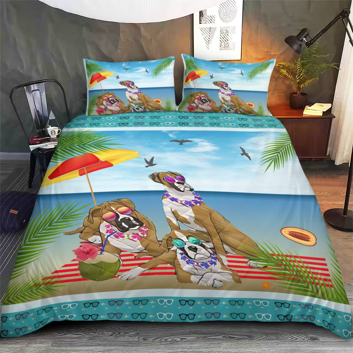 Boxer Bedding Set