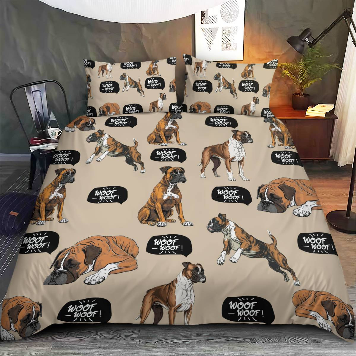 Boxer Bedding Set