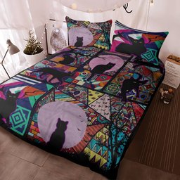 Black Cat Bedding Set
