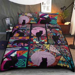 Black Cat Bedding Set