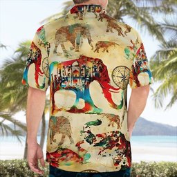 Elephant AOP Hawaii Shirt