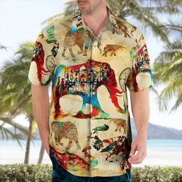 Elephant AOP Hawaii Shirt