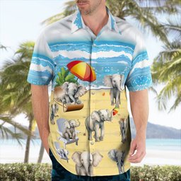 Elephant AOP Hawaii Shirt