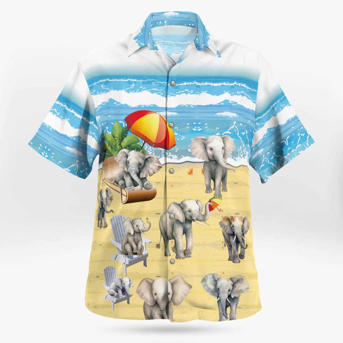 Elephant AOP Hawaii Shirt