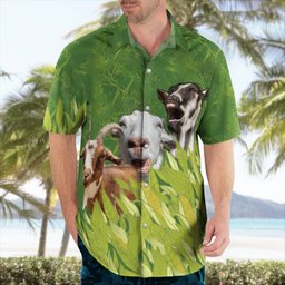 Goat  AOP Hawaii Shirt
