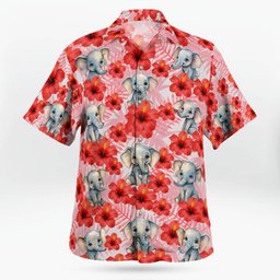 Elephant AOP Hawaii Shirt