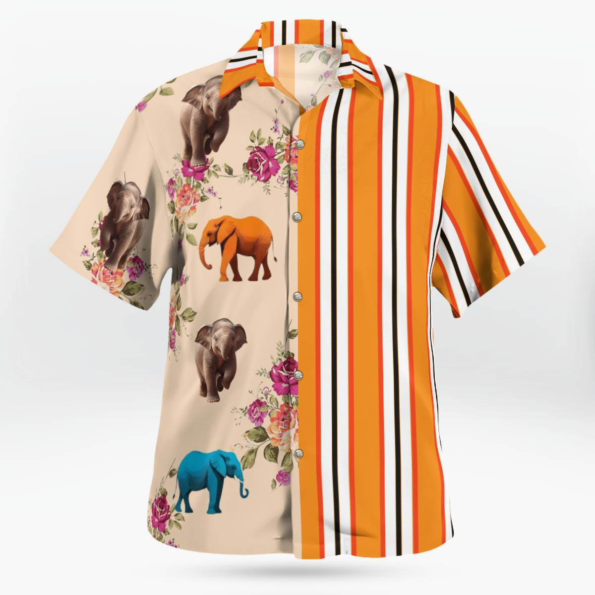 Elephant AOP Hawaii Shirt