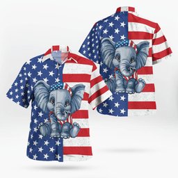 Elephant AOP Hawaii Shirt