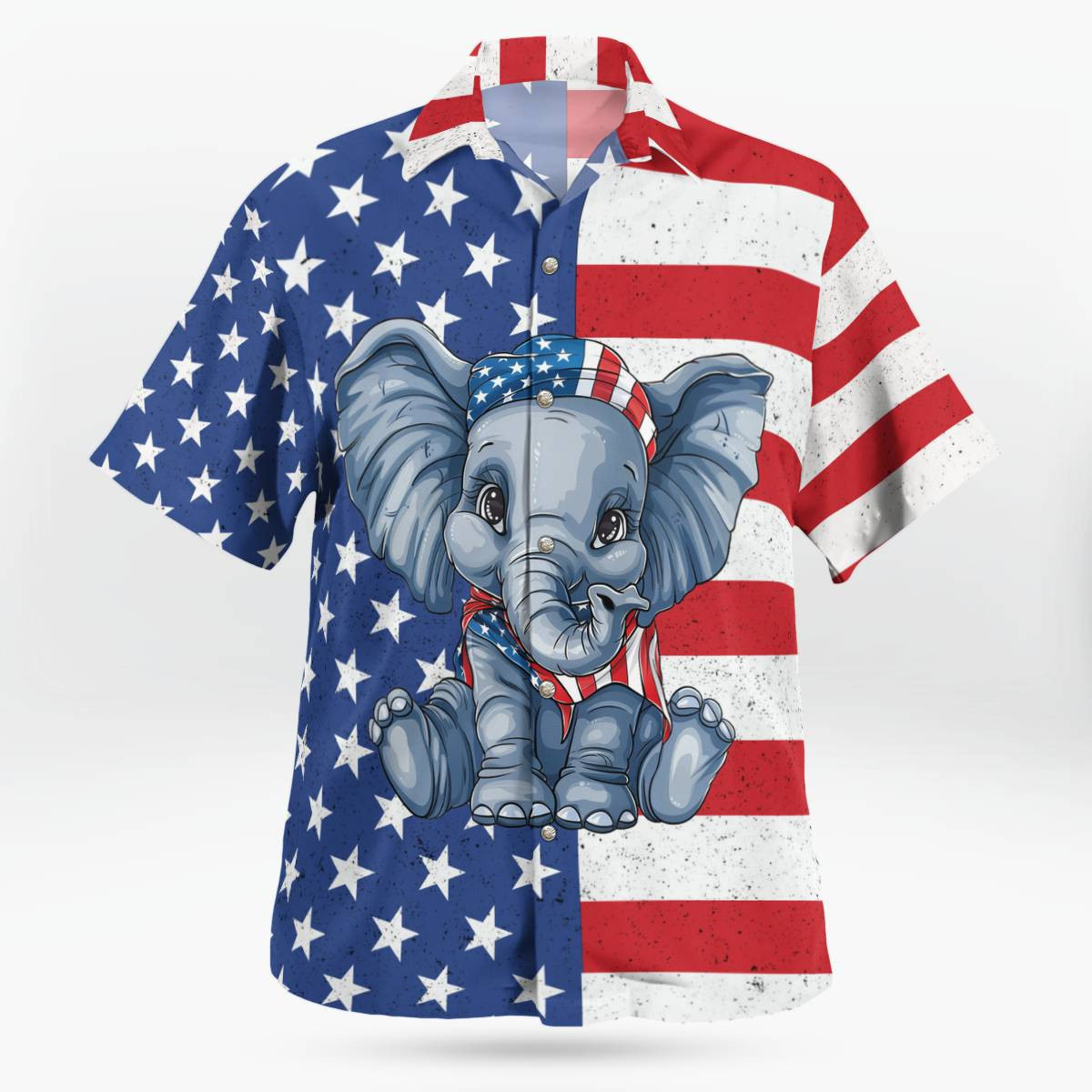 Elephant AOP Hawaii Shirt