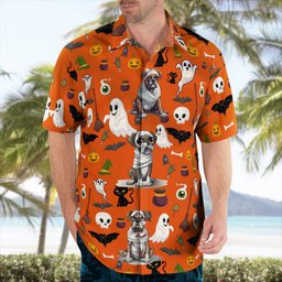 Premium Boxer Halloween  AOP Hawaii Shirt