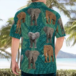 Elephant AOP Hawaii Shirt