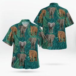 Elephant AOP Hawaii Shirt