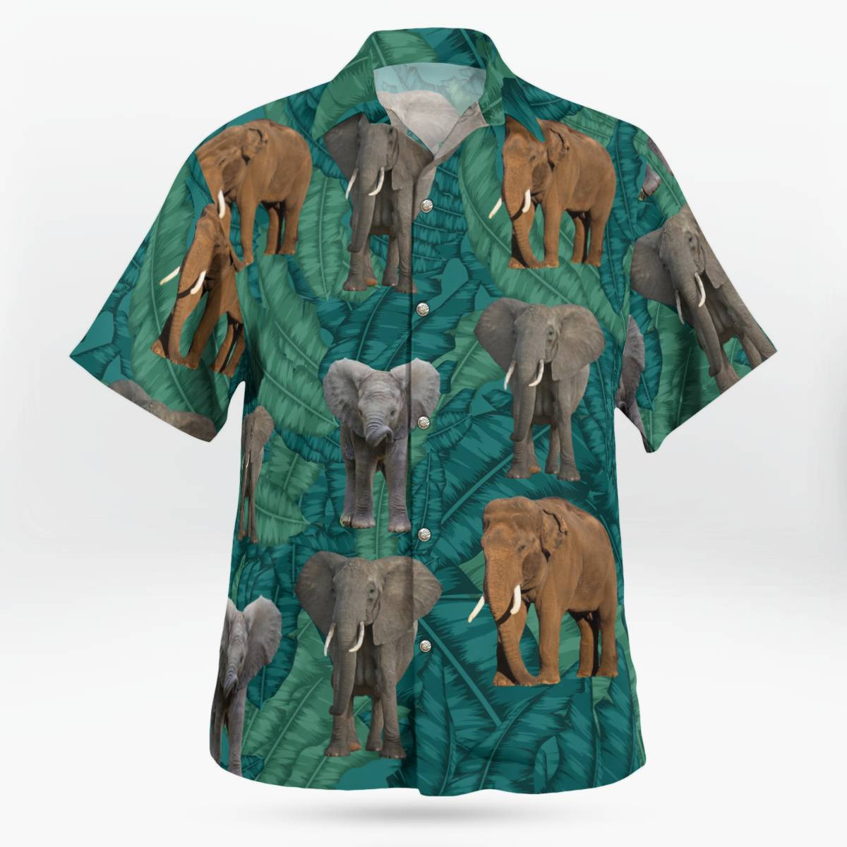 Elephant AOP Hawaii Shirt