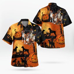 Boxer Halloween AOP Hawaii Shirt