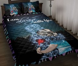 Quilt Bedding Set, Memorial Husband I Am Always With You Quilt Blanket With Pillowcases, Duvet Cover Set