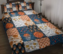 Basketball Quilt Bedding Set, Basketball Quilt Blanket With Pillowcases, Duvet Cover Set