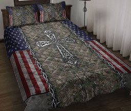 Christian, Jesus, God, Bible Quilt Bedding Set, God JesusCrossian Quilt Blanket With Pillowcases, Duvet Cover Set