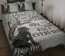 Personalized Cane Corso Quilt Bedding Set, Memorial Cane Corso Those We Love Quilt Blanket With Pillowcases, Custom Name Duvet Cover Set