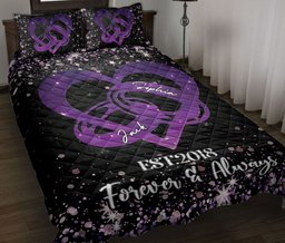 Personalized Horse Quilt Bedding Set, Couple Precio USMoment First Year Love Together Quilt Blanket With Pillowcases, Duvet Cover Set