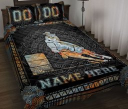 Personalized Barrel racing Quilt Bedding Set, Mandala Barrel Horse Girl Racing Quilt Blanket With Pillowcases, Duvet Cover Set