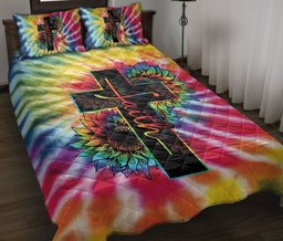 Personalized Quilt Bedding Set, Dreamcatcher Moon Kids Girls Boys Galaxy Quilt Blanket With Pillowcases, Custom Name Duvet Cover Set