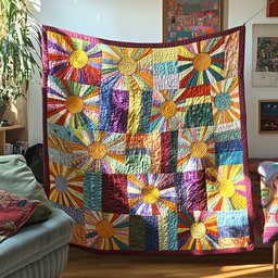 Sunburst Quilted Blanket GFTOTP4307