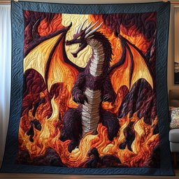 Fury of the Firelands Quilted Blanket GFTOAB3543