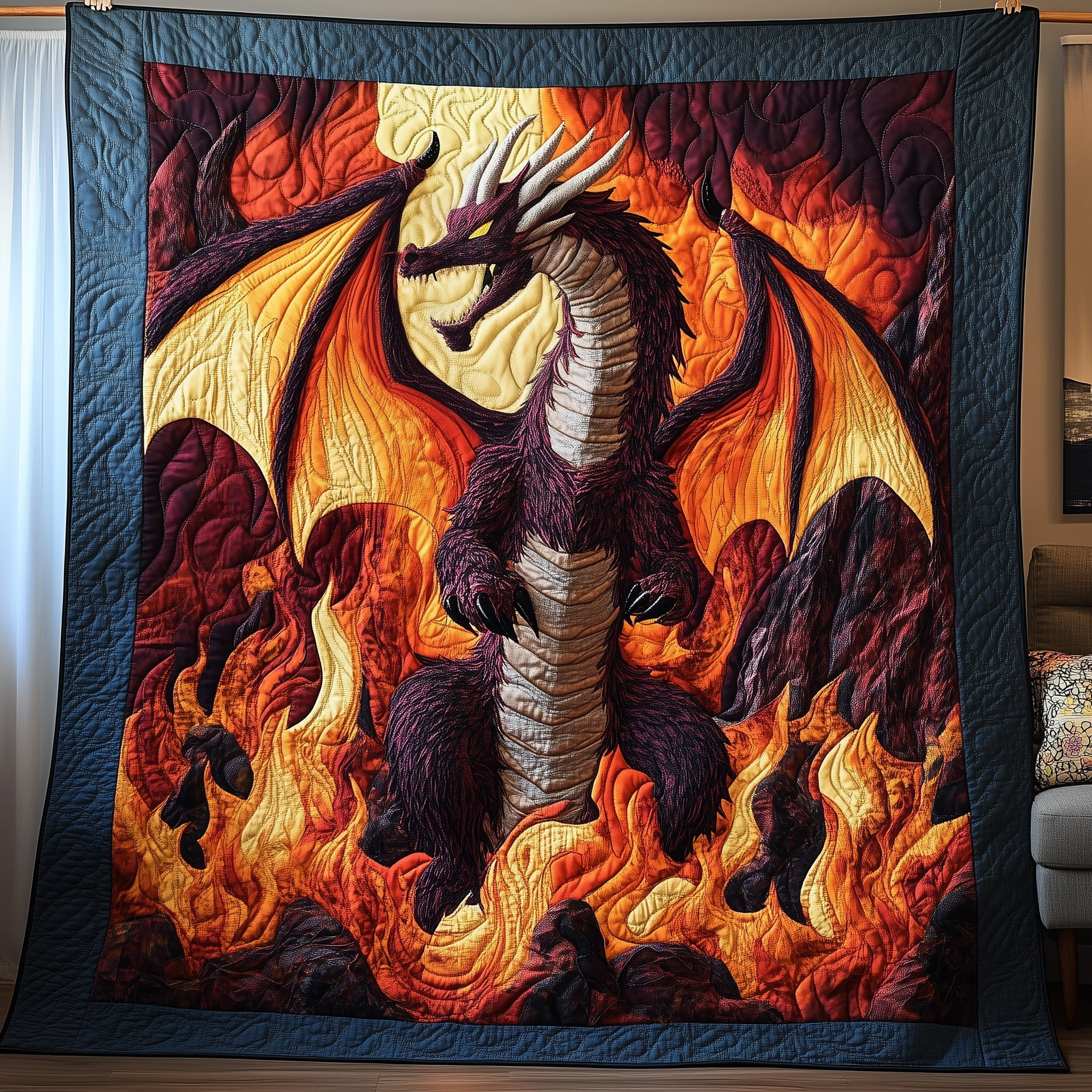 Fury of the Firelands Quilted Blanket GFTOAB3543