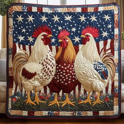 Feathers of Freedom Quilted Blanket GFTOHD3487