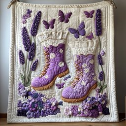 Boots Breeze And Blossoms Quilted Blanket GFTOAB3452