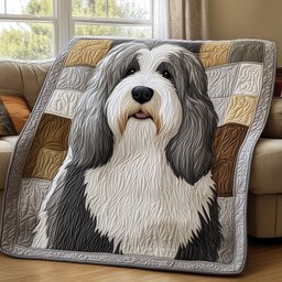Old English Sheepdog Quilted Blanket GFTOAB3340