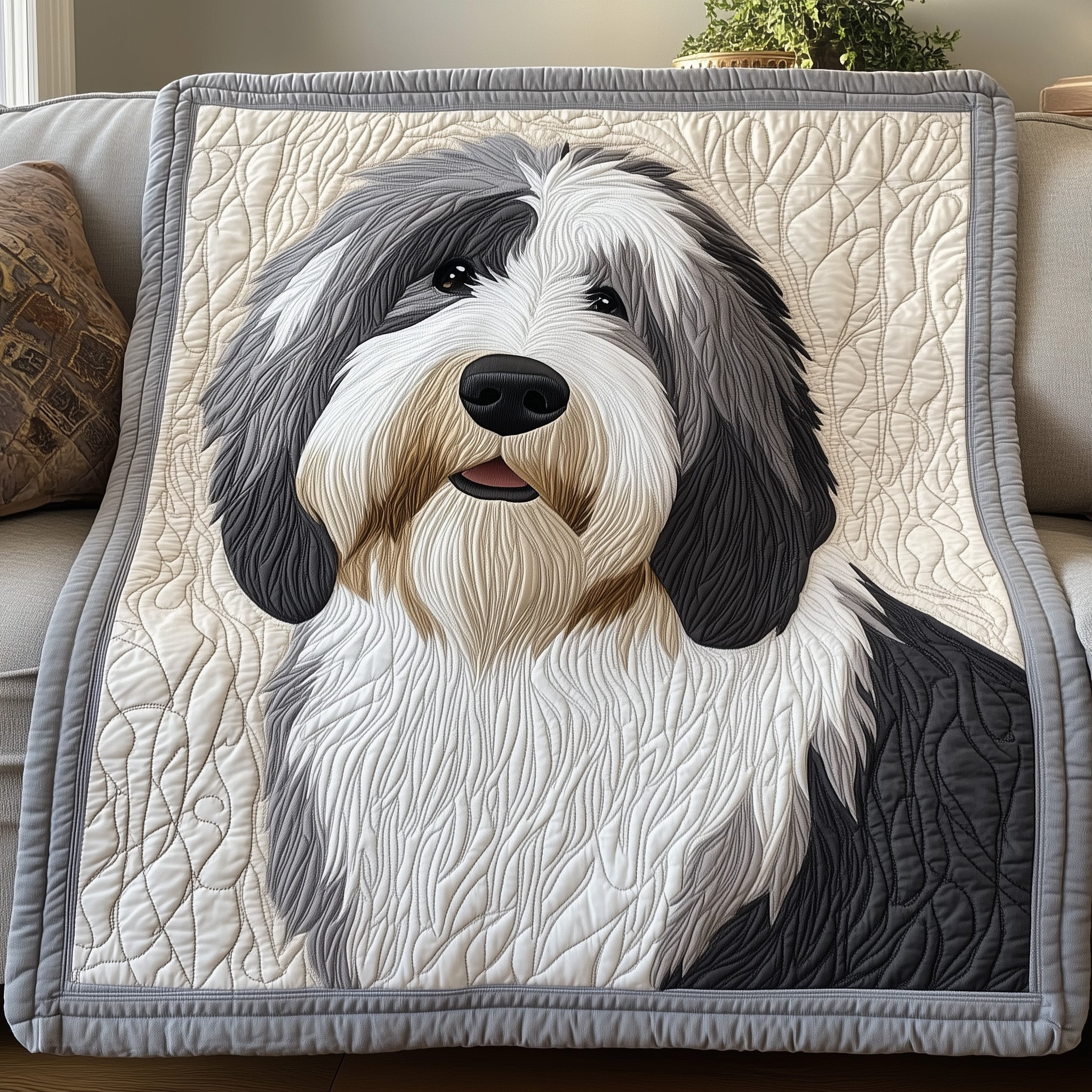 The Shaggy Gentleman Quilted Blanket GFTOAB3331