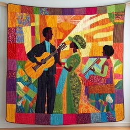 Harmony in Heritage Quilted Blanket GFTOHD3025