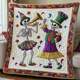 Mardi Gras Quilted Blanket GFTOTP4030