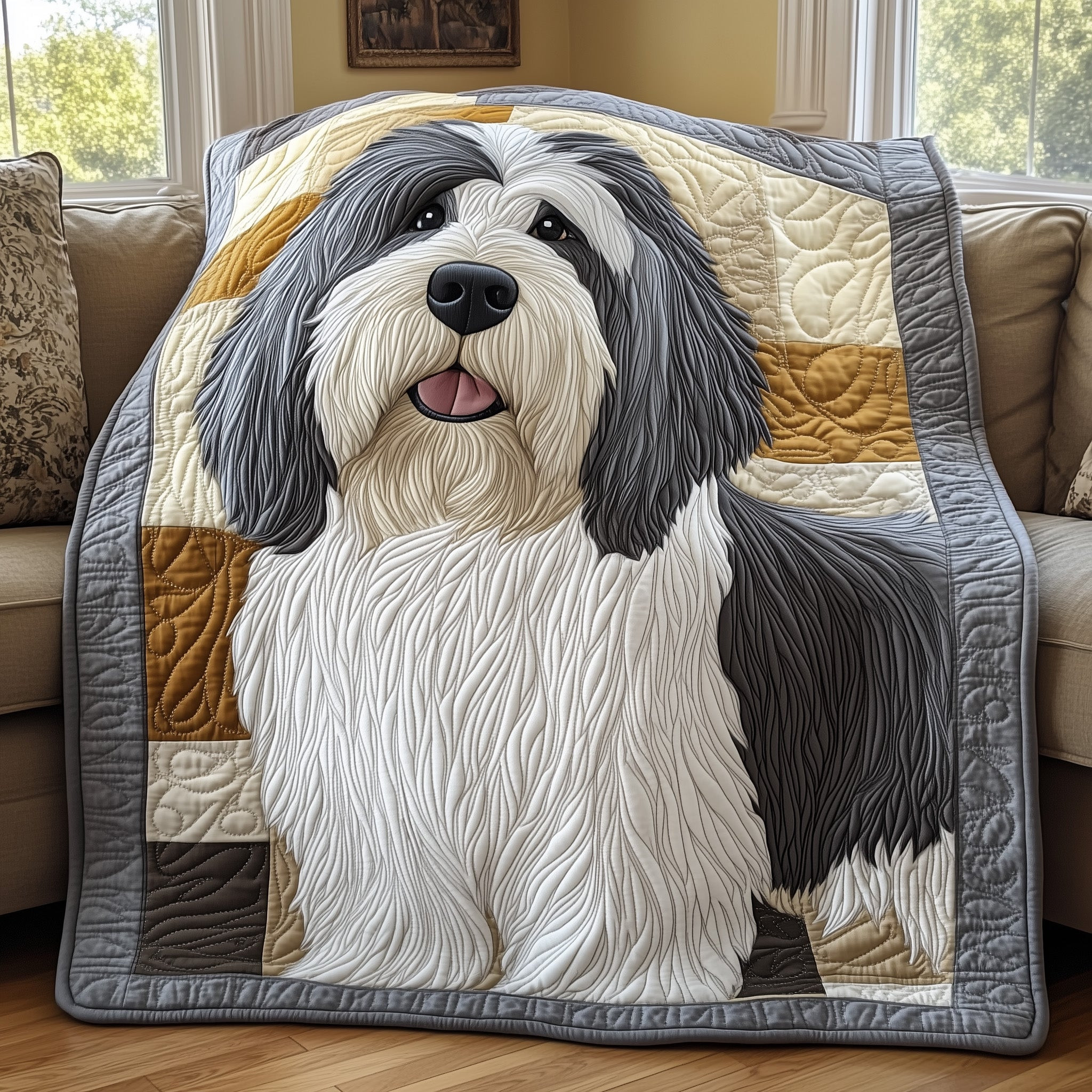 Fluffy Guardian Quilted Blanket GFTOAB3333